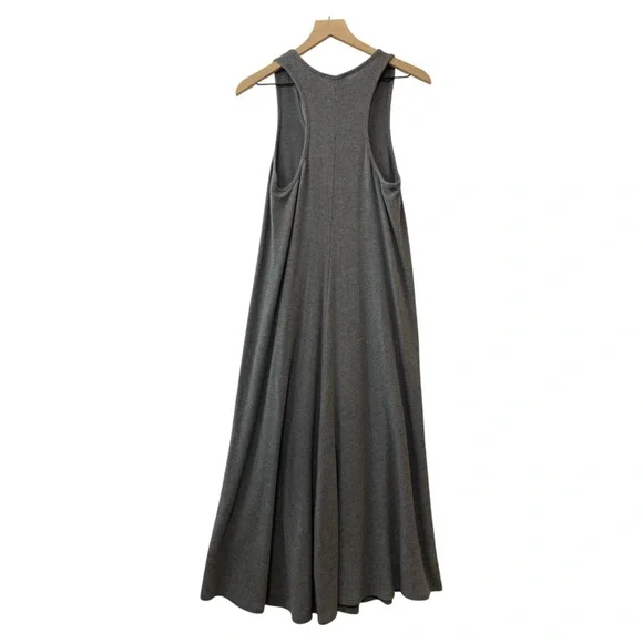 Calme by Johnny Was Gray Midi Tank Dress Size‎ L Soft Tencel Blend Flared NWT - Picture 3 of 8